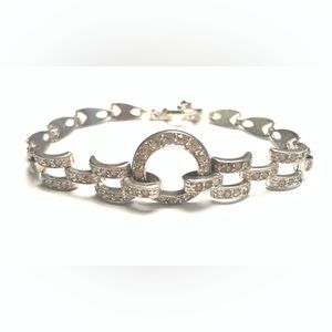 Vintage rhinestone bracelet approximately 7” length